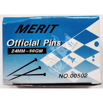 07- Gombostű 24mm, 50g - Merit