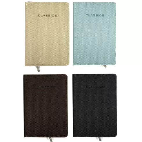 28- Notesz A/5 Classics, 4 színben - 187-25