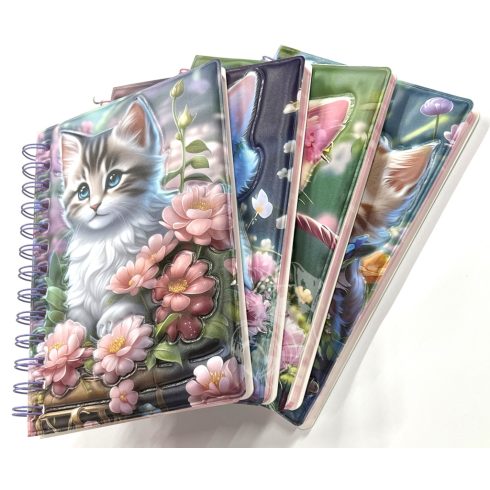 28- Notesz spirálos B6 Cats - 1902-2