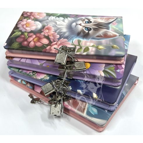 28 - Emlékkönyv A5 lakatos cica - 1903-13