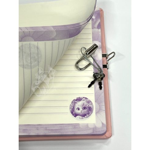 28 - Emlékkönyv A5 lakatos cica - 1903-13