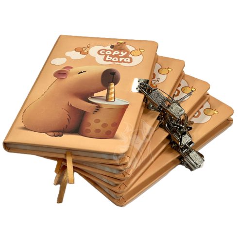 28 - Emlékkönyv A5 lakatos Capybara - 1903-1