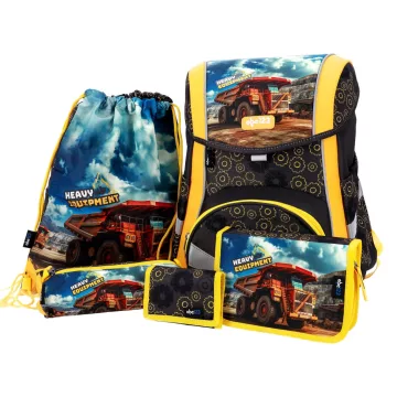 R- Iskolatáska szett 4 darabos Premium - Truck