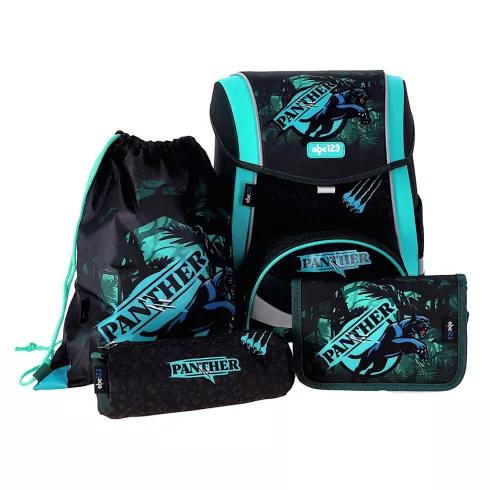 R- Iskolatáska szett 4 darabos Premium - Panther