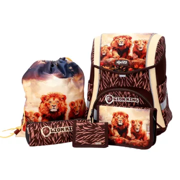 R- Iskolatáska szett 4 darabos Premium - Lion