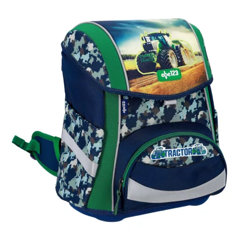 R- Iskolatáska szett 4 darabos Premium - Traktor