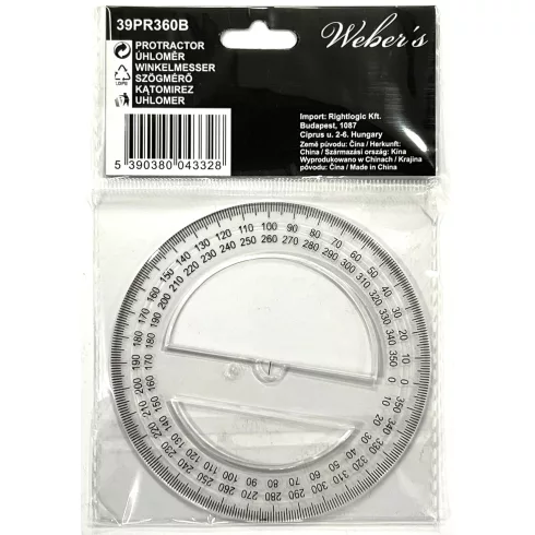R- Szögmérő Weber's 360°