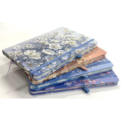 28 - Notesz A5 gumis Flower - 5703-17