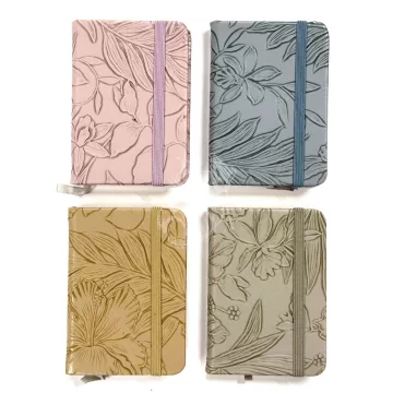 28- Notesz A/7 gumis virágos - 5801-4