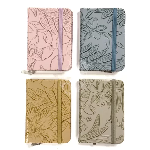 28- Notesz A/7 gumis virágos - 5801-4