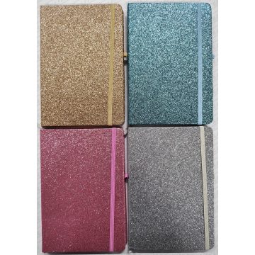 28- Notesz A5 gumis Glitter - 5803-8