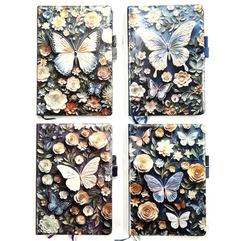 28- Notesz A5 Pillangós - 6600-35