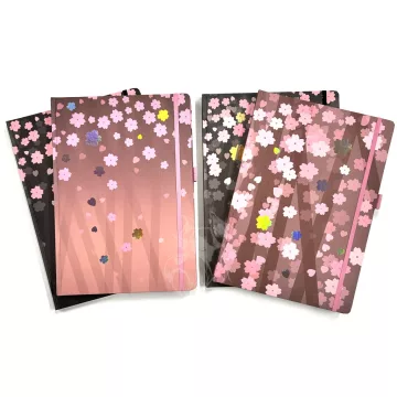 28- Notesz gumis A/4 virágos - 8800-12