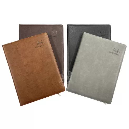 28- Notesz A/4 műbőr, 4 színben - 100-1