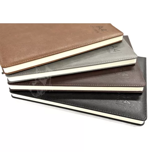 28- Notesz A/4 műbőr, 4 színben - 100-1