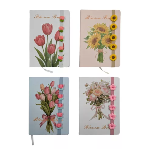 28 - Notesz A5 Virágok - 6001-2