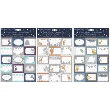 R- Karácsonyi ajándék kísérő matrica