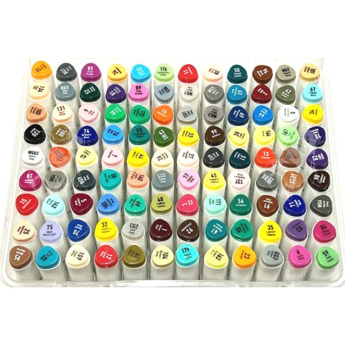 06- Dekormarker szett kétvégű Aihao 108 darabos - PM553-108