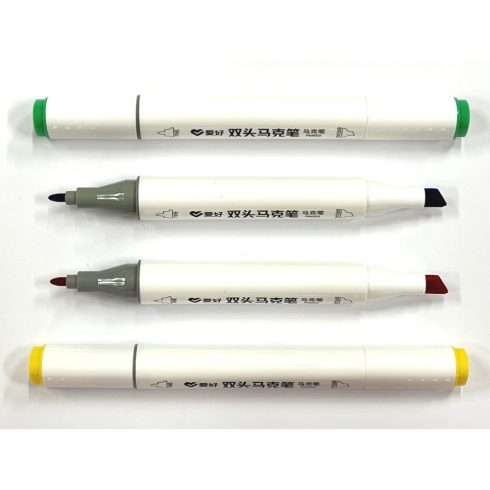 06- Dekormarker szett kétvégű Aihao 60 darabos - ZX602-60