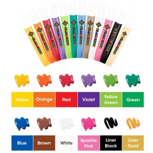 28- Üvegfesték szett Amos 10 x 10,5 ml - GD10P10