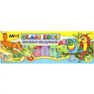 28- Üvegfesték szett Amos 10 x 22 ml - GD22P10