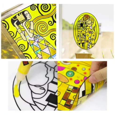 28- Üvegfesték szett Amos 10 x 10,5 ml + 2 x 22ml - Gustav Klimt