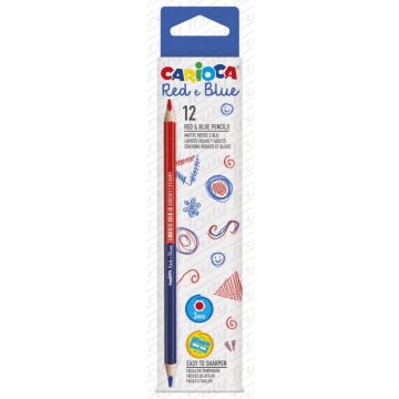 33- Ceruza Carioca piros-kék - 40143