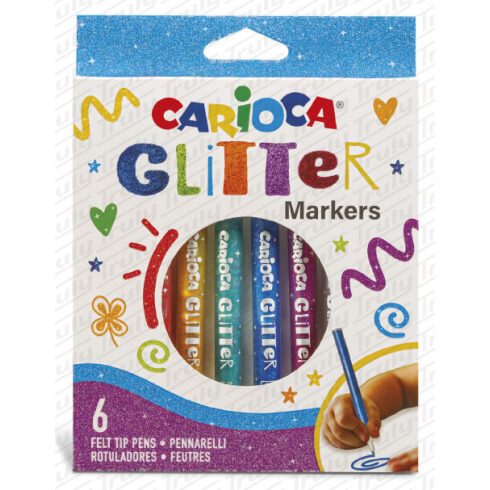 33- Filc Carioca 6 darabos Glitter - 42190