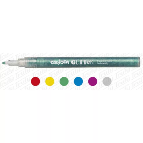 33- Filc Carioca 6 darabos Glitter - 42190