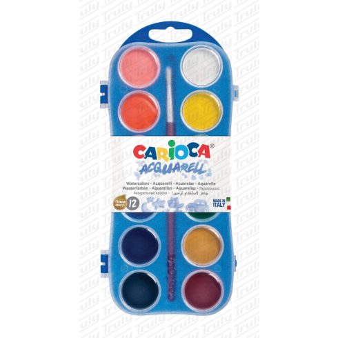 33- Vízfesték Carioca 12 darabos, nagygombos - 42404