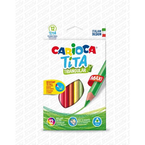 32- Színes ceruza Carioca 12 darabos Tita Maxi - 42791