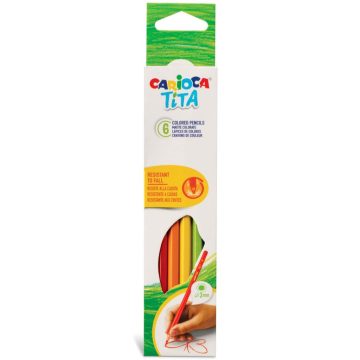 32- Színes ceruza Carioca 6 darabos Tita - 42792