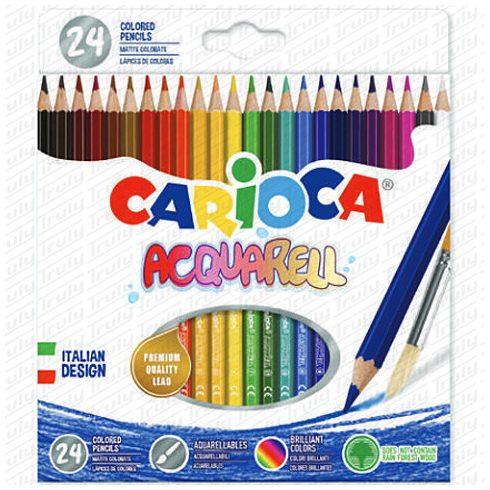 32- Színes ceruza Carioca 24 darabos Aquarell - 42858