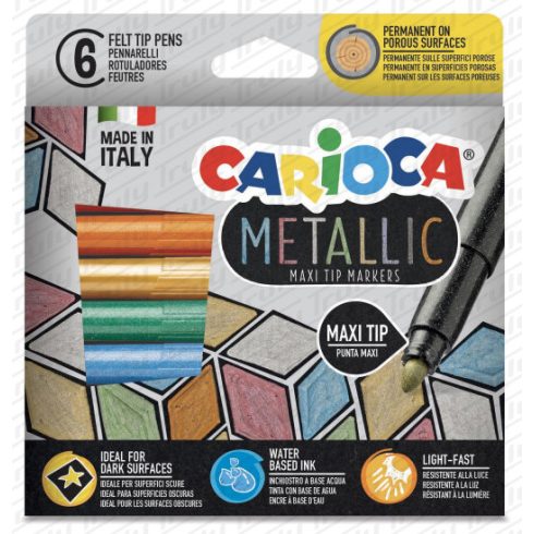 32- Filc Carioca 6 darabos Metal Maxi - 43161