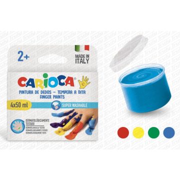 32- Ujjfesték Carioca 4 x 50ml - 43173