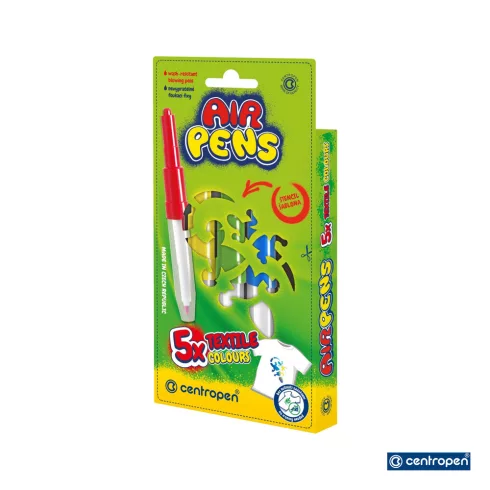 21- Fújós filc Centropen 5 darabos TEXTILRE - 1539