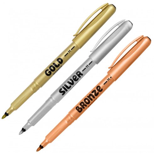 21- Filc alkoholos Centropen "M" arany/ezüst/bronz - 2670