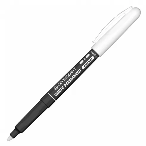 21- Filc permanent Centropen fehér "B" közepes - 2687
