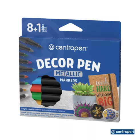 21- Filc Centropen Dekor 8+1 Metál - 2737