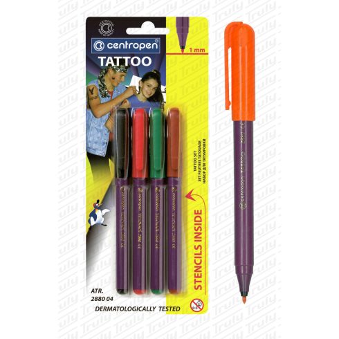 21- Filc Centropen 4 darabos Tattoo - 2880