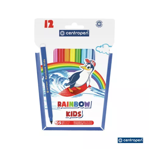 21- Filc Centropen 12 darabos Rainbow Kids - 7550/12