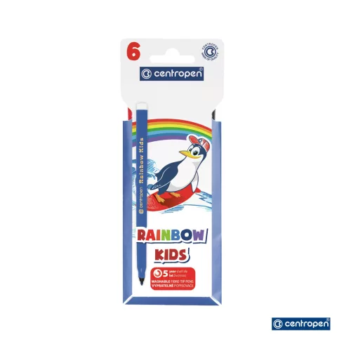 21- Filc Centropen 6 darabos Rainbow Kids - 7550/6