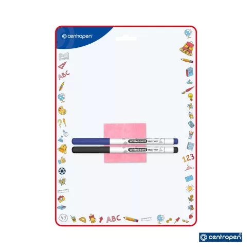 21- Fehértábla Centropen + 2 db táblafilc - 7769