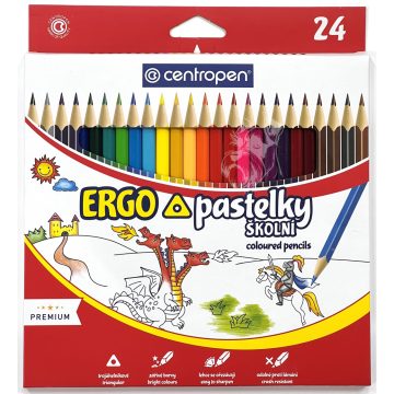 21 - Színes ceruza Centropen 24 darabos - 9521/24