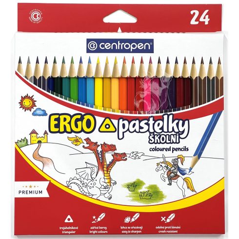 21 - Színes ceruza Centropen 24 darabos - 9521/24