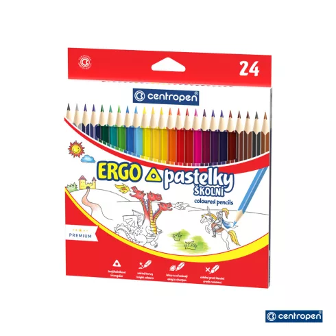 21- Színes ceruza Centropen 24 darabos - 9521/24