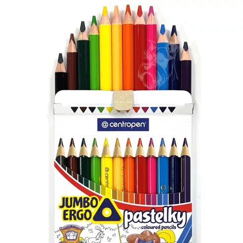 21- Színes ceruza Centropen 12 darabos JUMBO - 9522-12