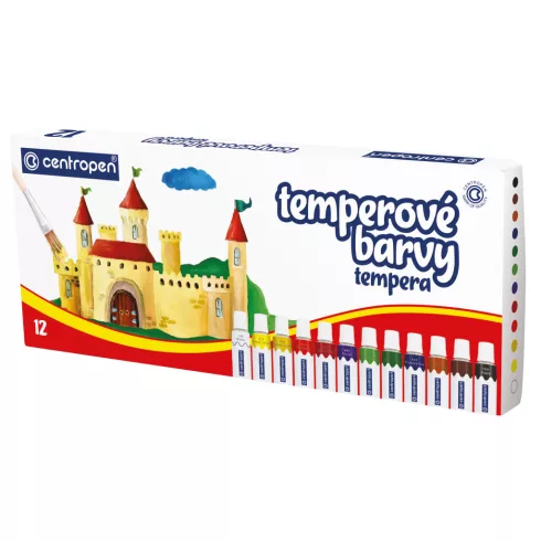21- Tempera tubusos Centropen 12 x 12 ml - 9550/12