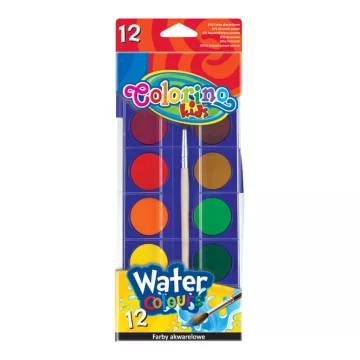 27- Vízfesték Colorino 12 darabos + ecsettel - 14014