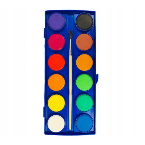 27- Vízfesték Colorino 12 darabos + ecsettel - 14014